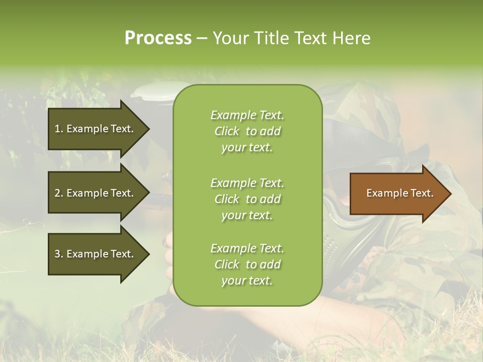 Paint Safety Weapon PowerPoint Template