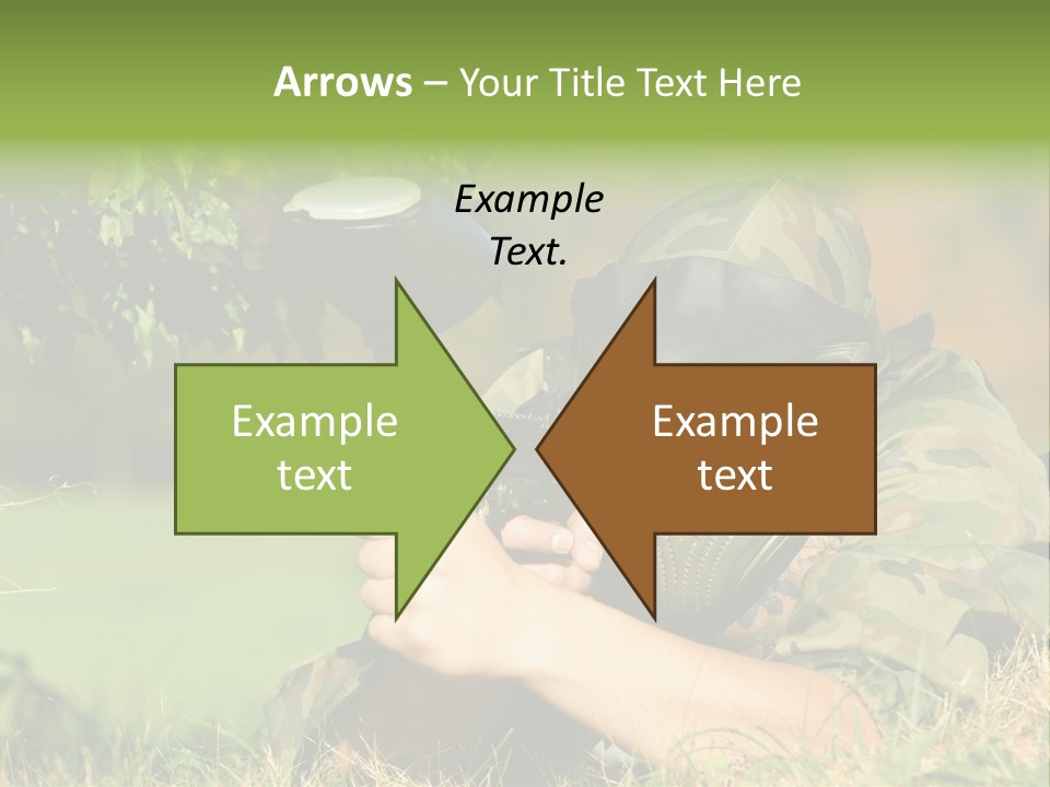 Paint Safety Weapon PowerPoint Template