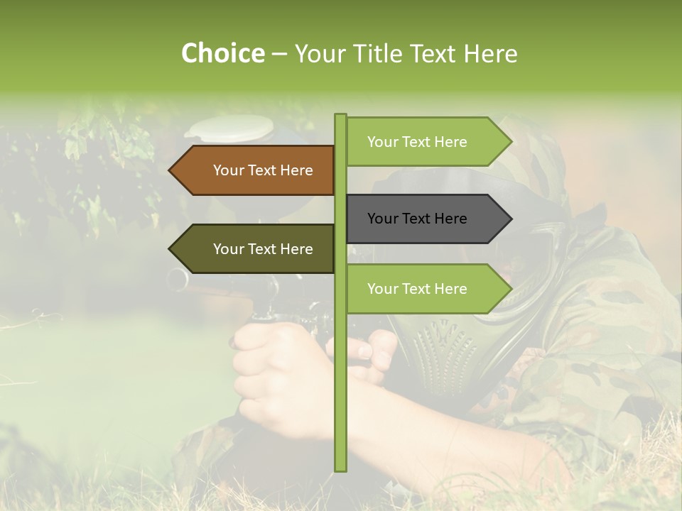 Paint Safety Weapon PowerPoint Template