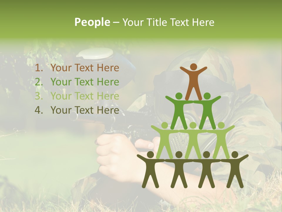 Paint Safety Weapon PowerPoint Template