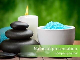 Crystal Therapy Well Being PowerPoint Template