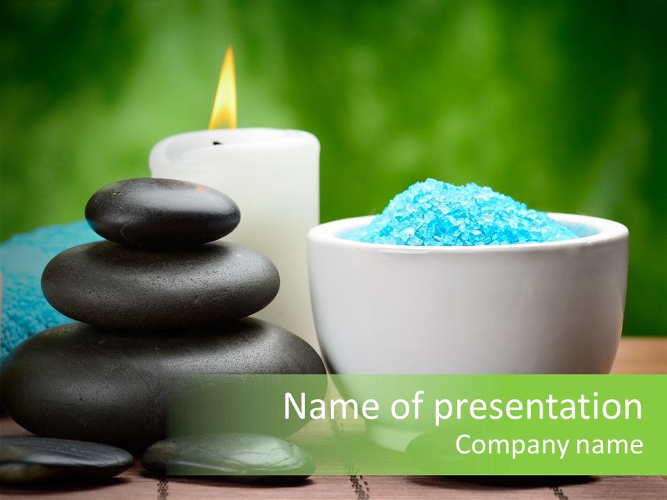 Crystal Therapy Well Being PowerPoint Template