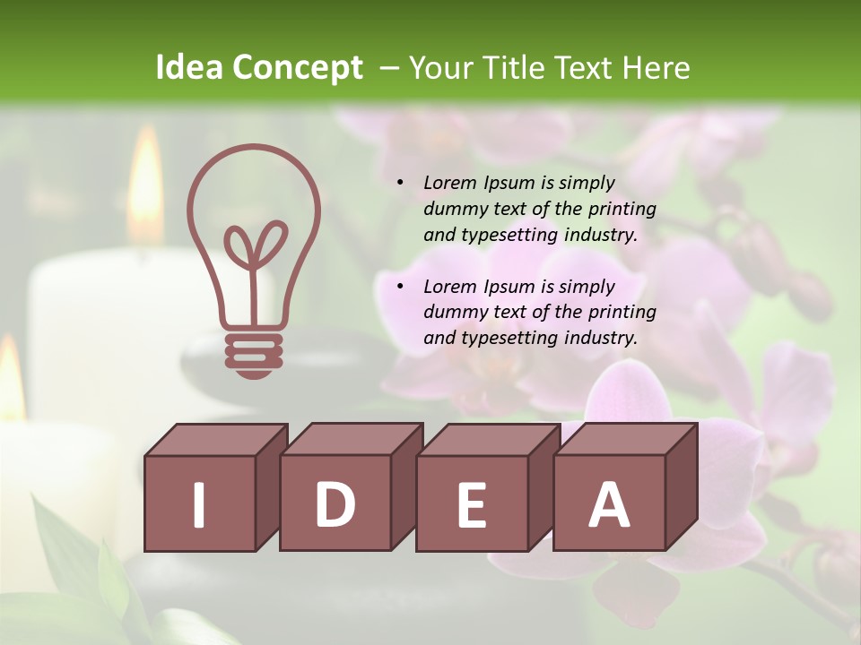 Rock Green Tropical PowerPoint Template