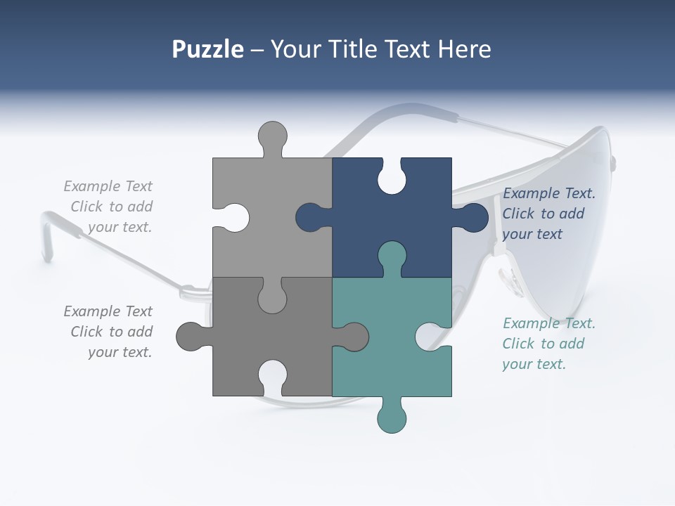 Eyesight Medical Sunglasses PowerPoint Template