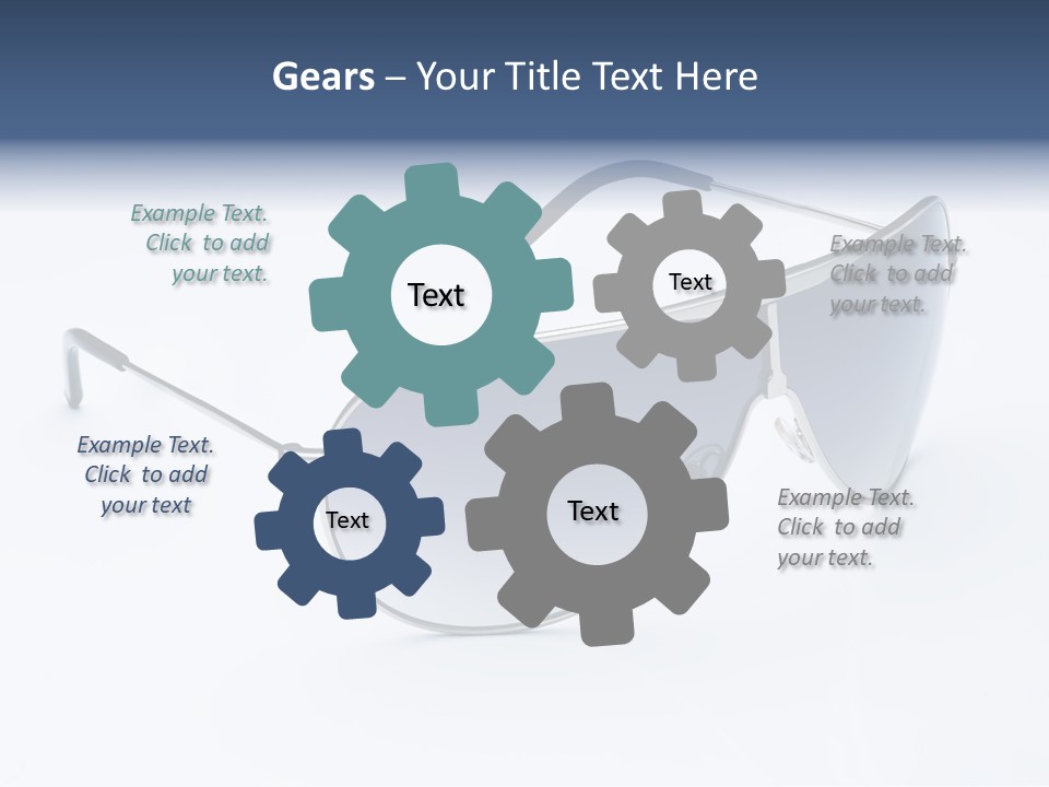 Eyesight Medical Sunglasses PowerPoint Template