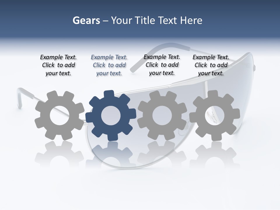 Eyesight Medical Sunglasses PowerPoint Template