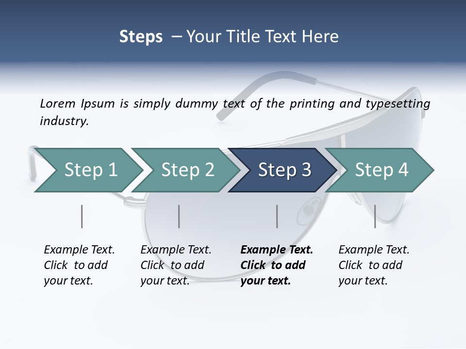 Eyesight Medical Sunglasses PowerPoint Template