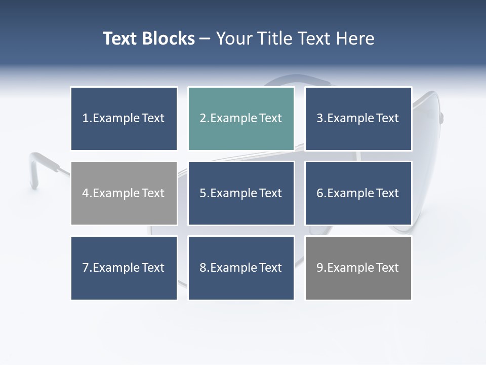 Eyesight Medical Sunglasses PowerPoint Template