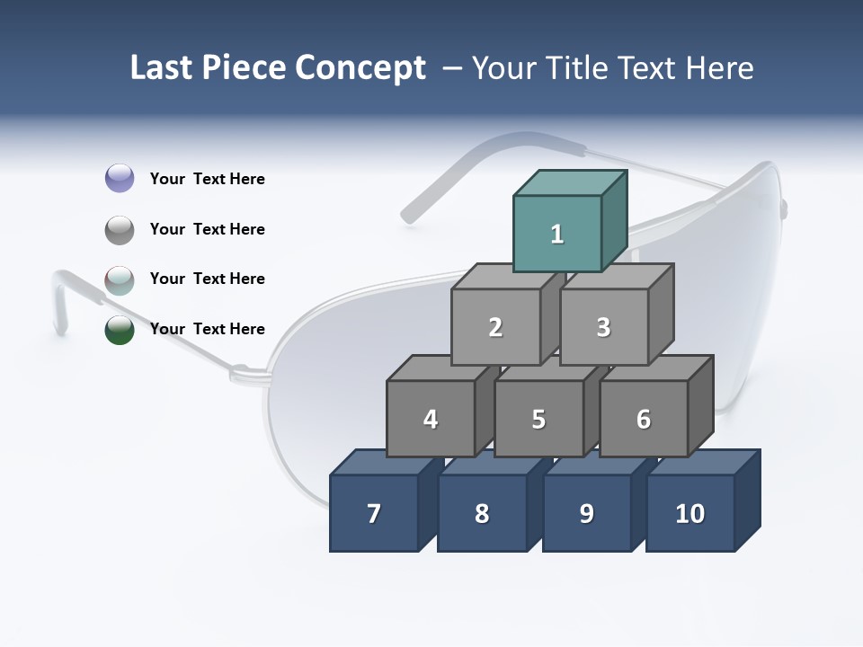 Eyesight Medical Sunglasses PowerPoint Template