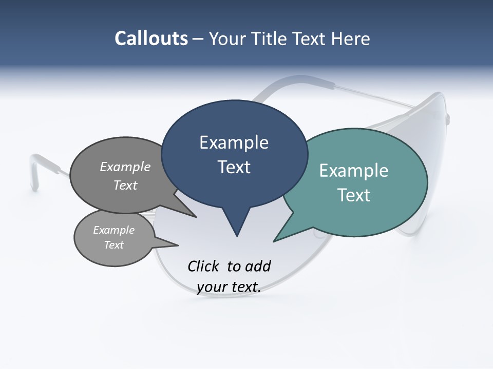 Eyesight Medical Sunglasses PowerPoint Template
