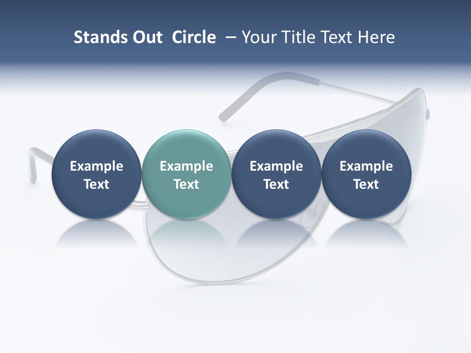 Eyesight Medical Sunglasses PowerPoint Template