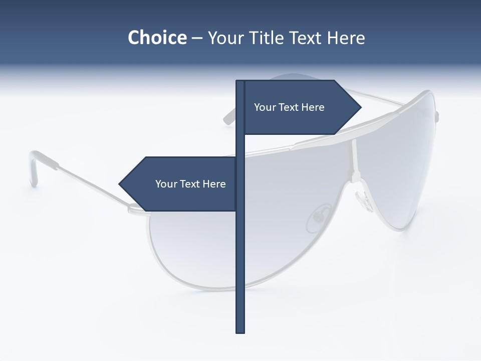 Eyesight Medical Sunglasses PowerPoint Template