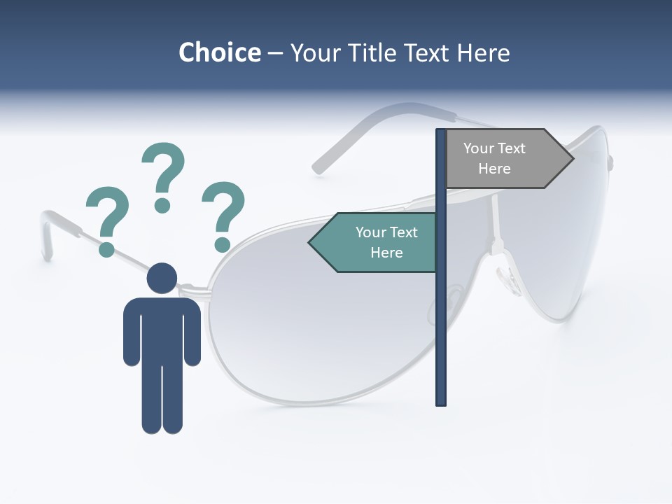 Eyesight Medical Sunglasses PowerPoint Template