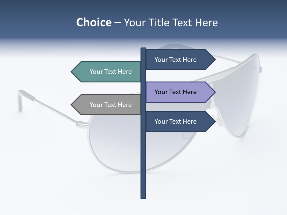 Eyesight Medical Sunglasses PowerPoint Template