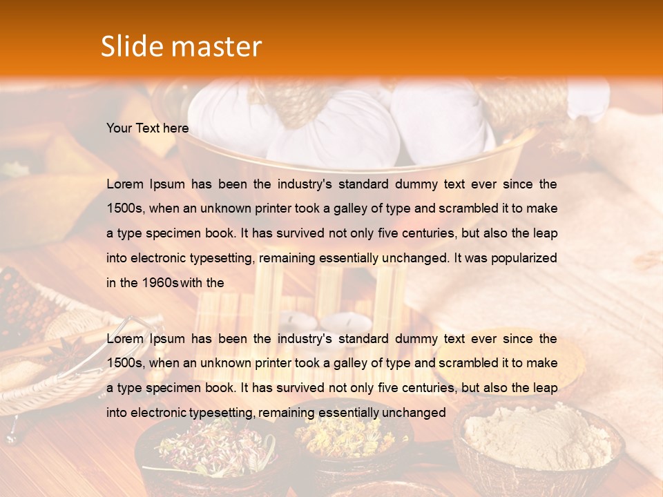 Bath Pampering Well Being PowerPoint Template