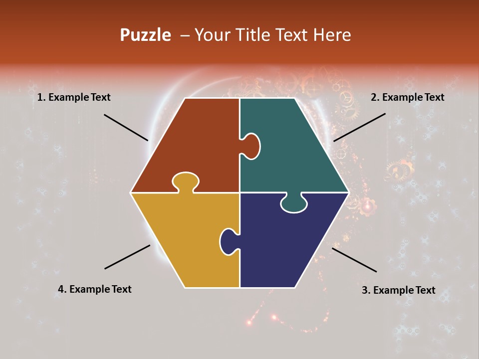 Consciousness Illustration Creative PowerPoint Template