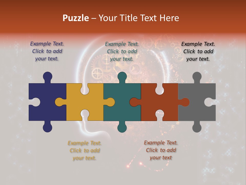 Consciousness Illustration Creative PowerPoint Template