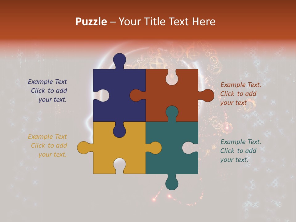 Consciousness Illustration Creative PowerPoint Template