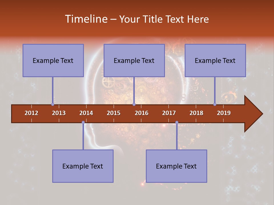 Consciousness Illustration Creative PowerPoint Template