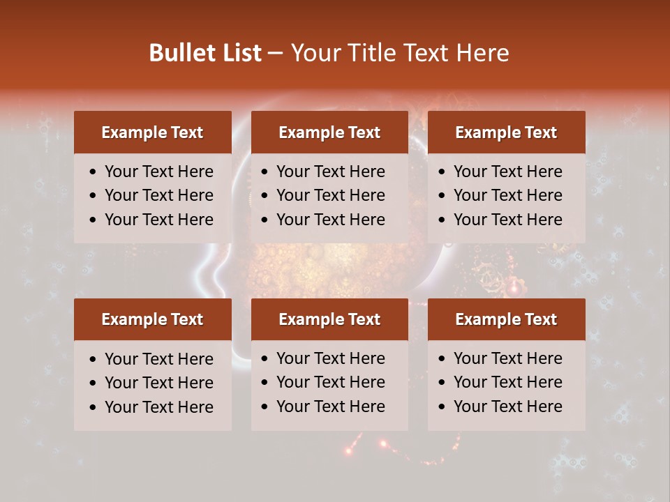 Consciousness Illustration Creative PowerPoint Template