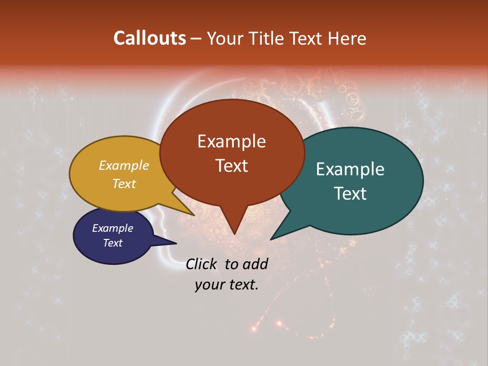 Consciousness Illustration Creative PowerPoint Template
