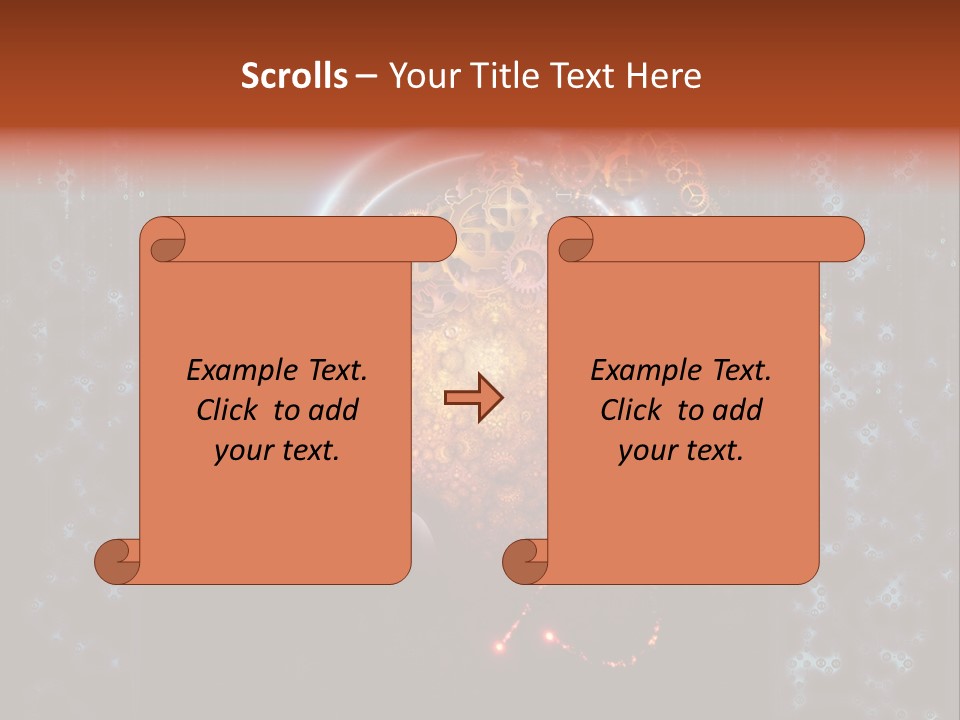Consciousness Illustration Creative PowerPoint Template