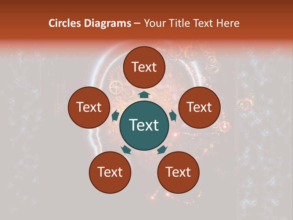 Consciousness Illustration Creative PowerPoint Template