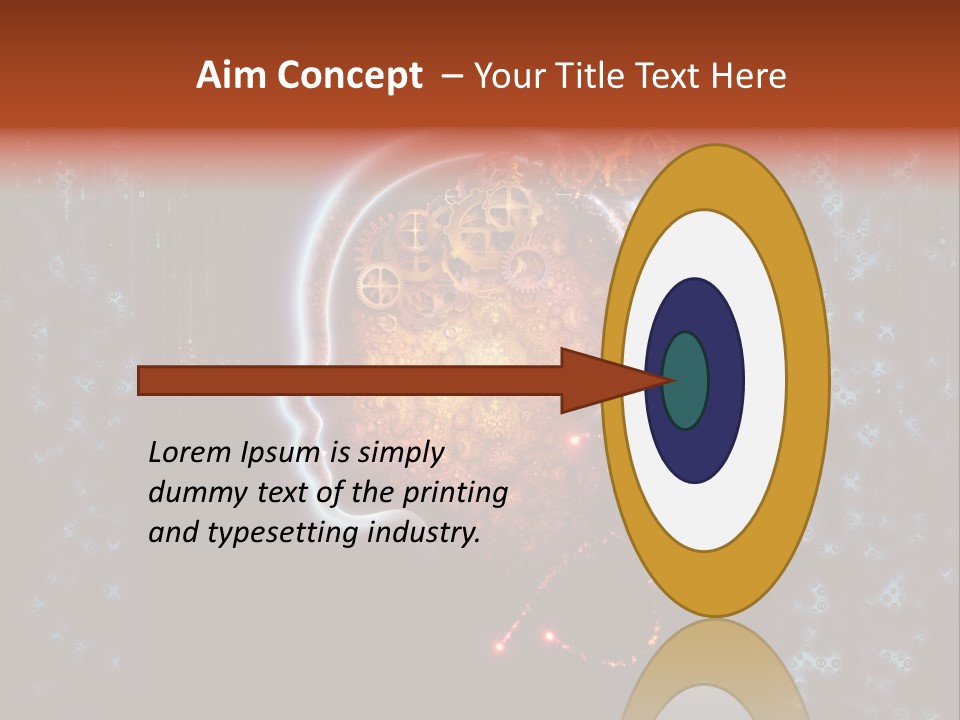 Consciousness Illustration Creative PowerPoint Template