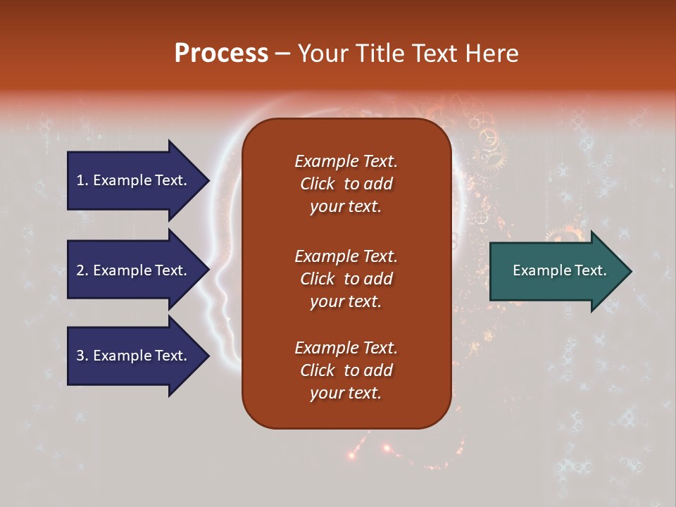 Consciousness Illustration Creative PowerPoint Template
