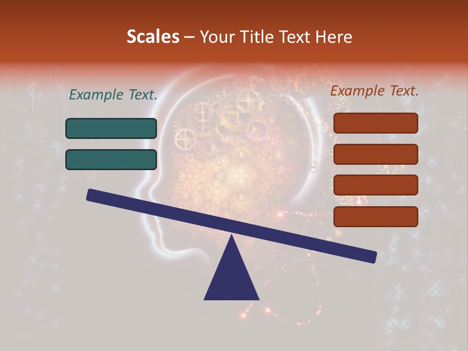 Consciousness Illustration Creative PowerPoint Template