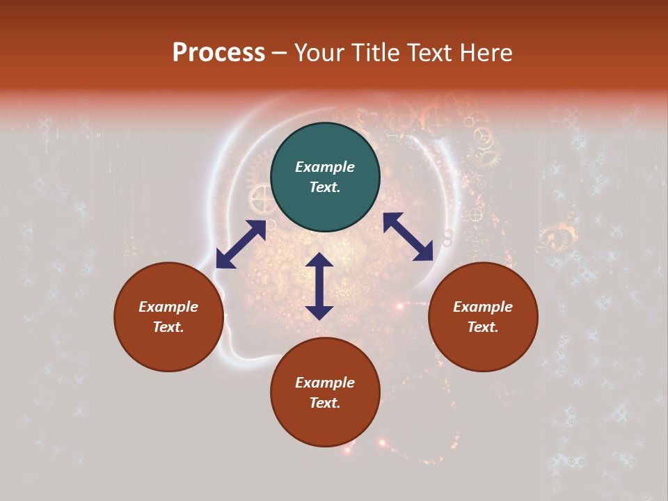 Consciousness Illustration Creative PowerPoint Template