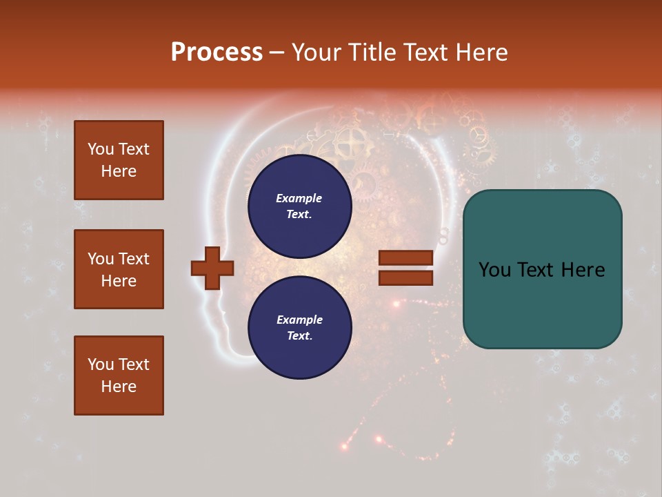 Consciousness Illustration Creative PowerPoint Template