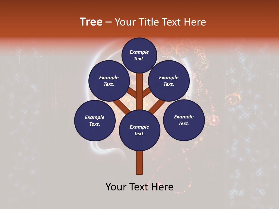 Consciousness Illustration Creative PowerPoint Template