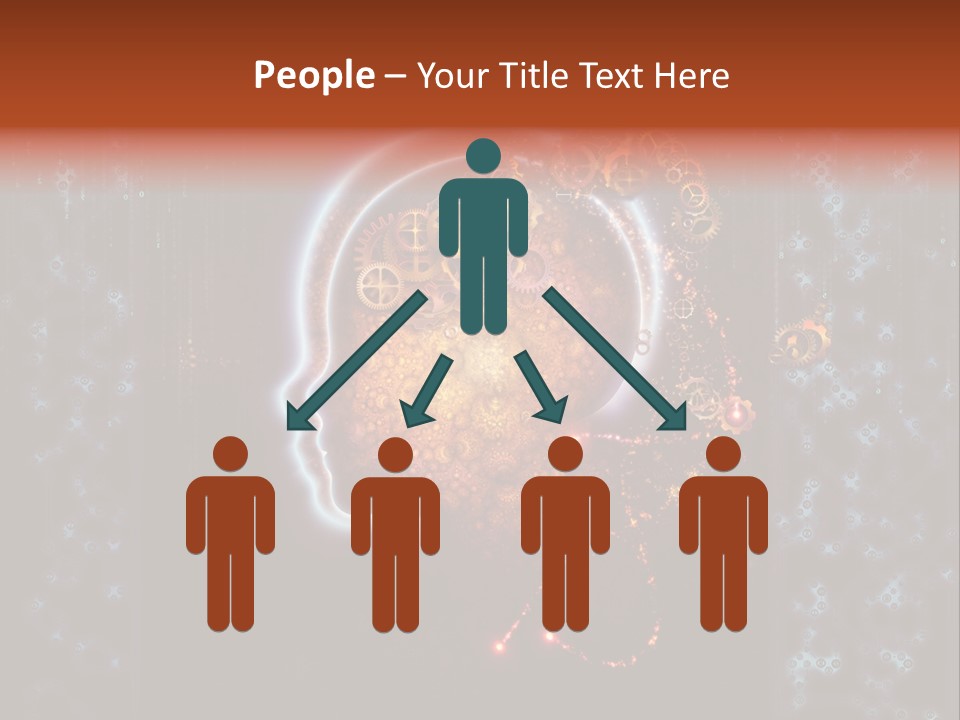 Consciousness Illustration Creative PowerPoint Template