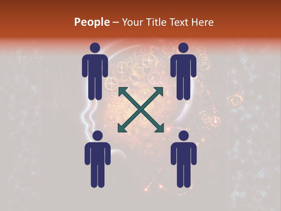 Consciousness Illustration Creative PowerPoint Template