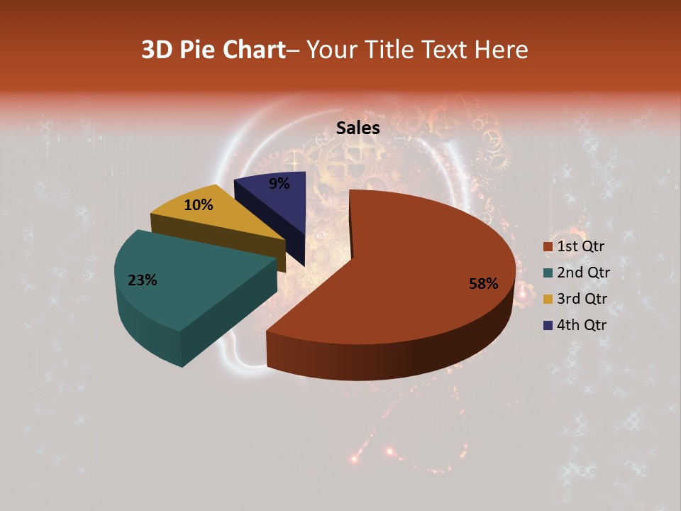 Consciousness Illustration Creative PowerPoint Template