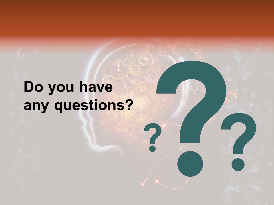 Consciousness Illustration Creative PowerPoint Template