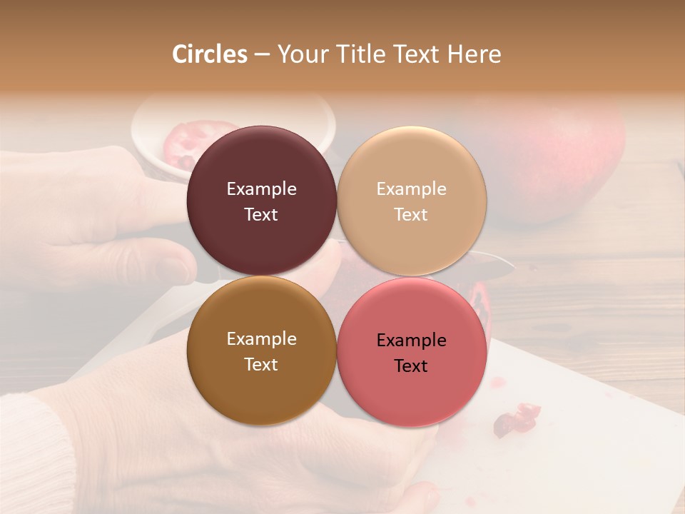 Vitamins Tannins Red PowerPoint Template