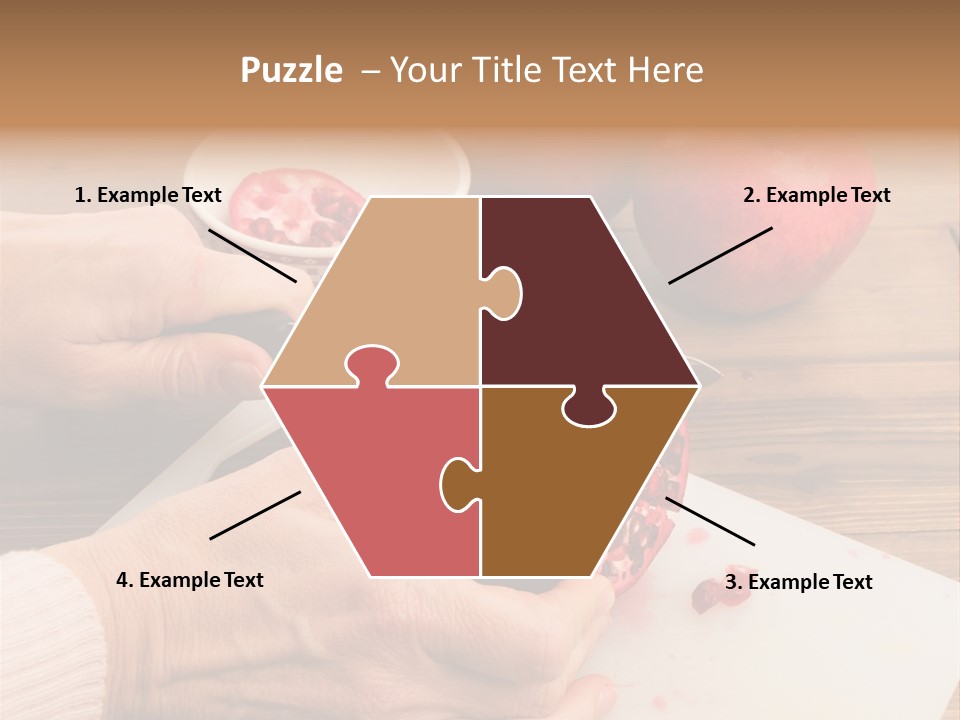 Vitamins Tannins Red PowerPoint Template