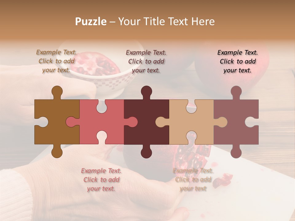 Vitamins Tannins Red PowerPoint Template