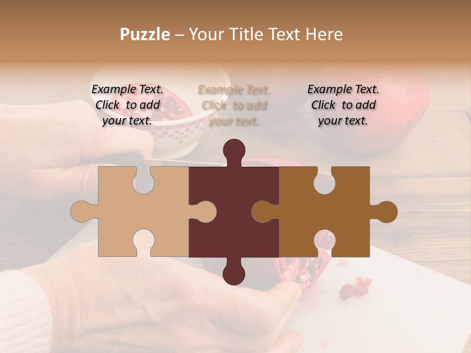 Vitamins Tannins Red PowerPoint Template