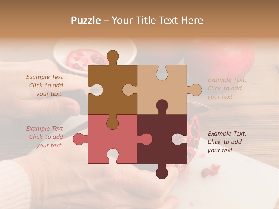 Vitamins Tannins Red PowerPoint Template