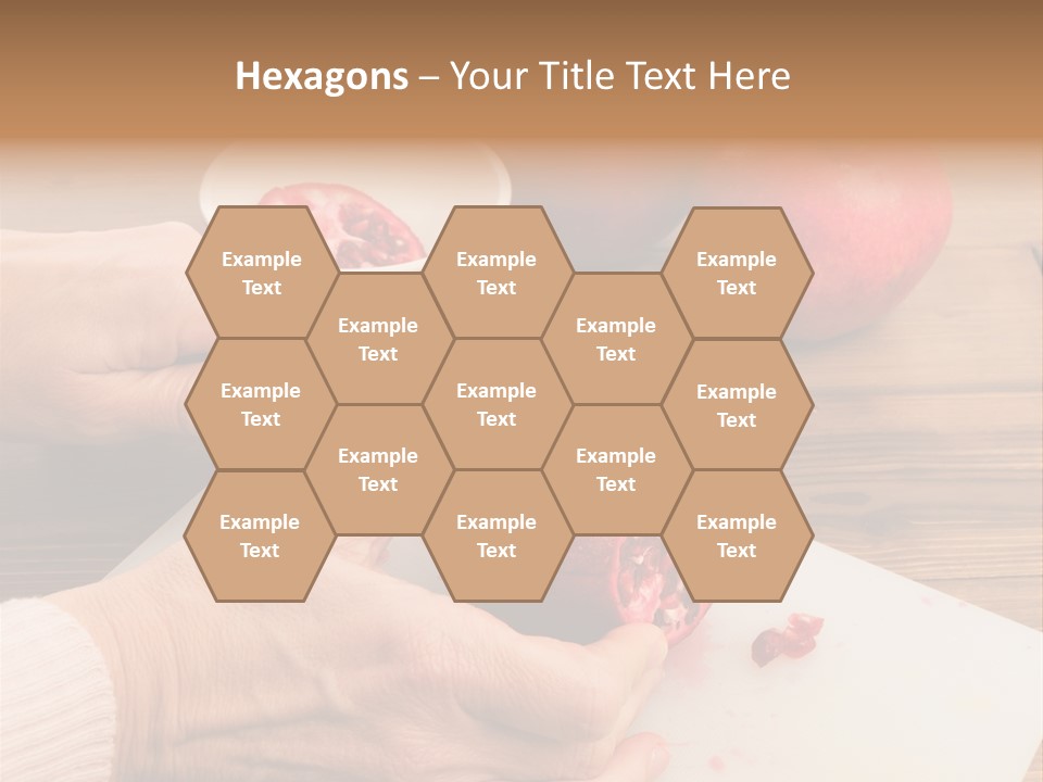 Vitamins Tannins Red PowerPoint Template