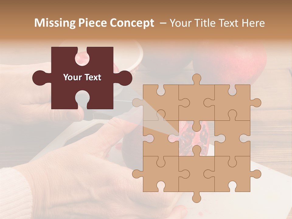 Vitamins Tannins Red PowerPoint Template