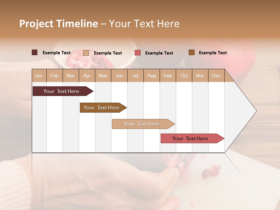 Vitamins Tannins Red PowerPoint Template