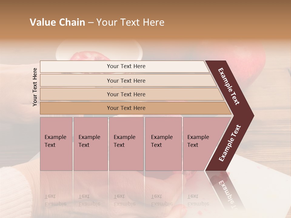 Vitamins Tannins Red PowerPoint Template