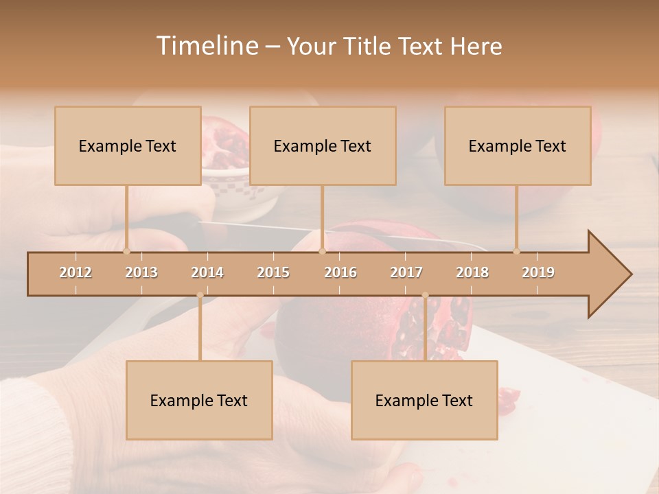 Vitamins Tannins Red PowerPoint Template