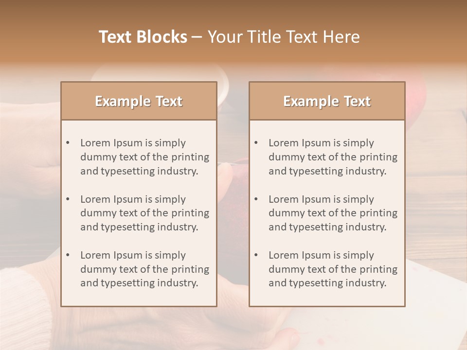 Vitamins Tannins Red PowerPoint Template