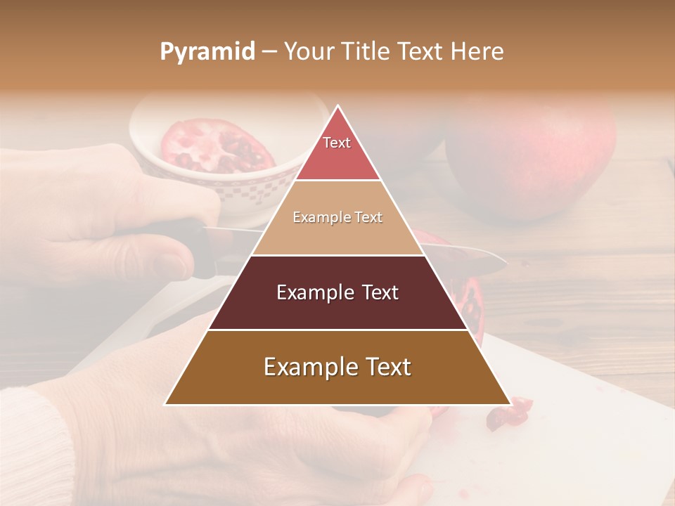 Vitamins Tannins Red PowerPoint Template