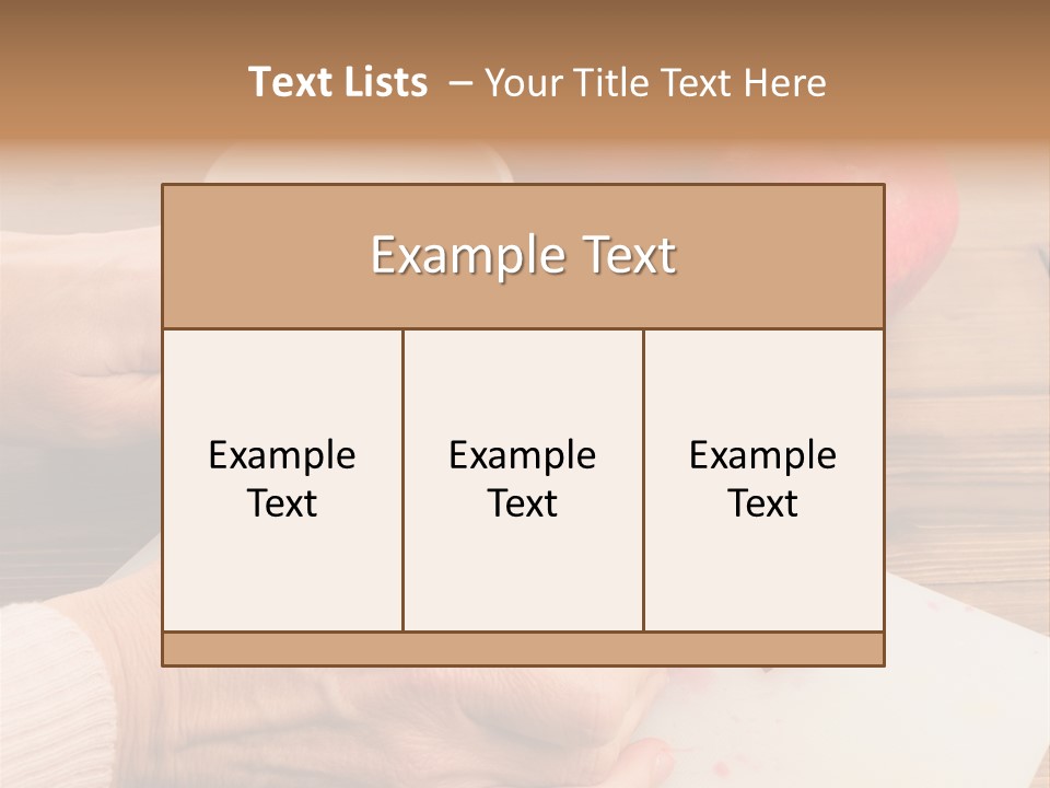 Vitamins Tannins Red PowerPoint Template